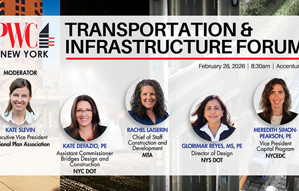 Professional Women in Construction NY to host Transportation & Infrastructure Forum February 26th